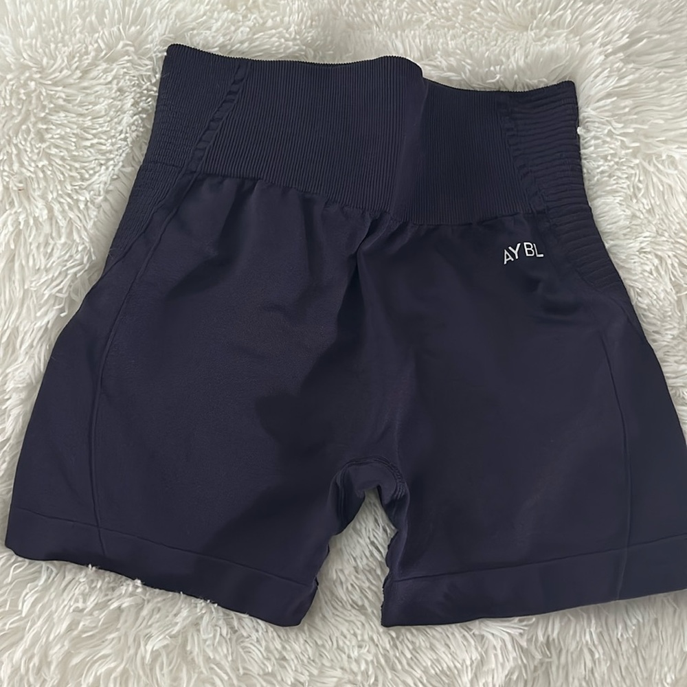 AYBL dark purple athletic shorts